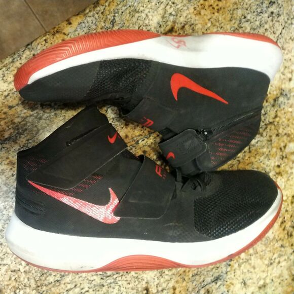 Nike Air Precision Flyease 917500-006 Black And Red Size 14 - Picture 7 of 12